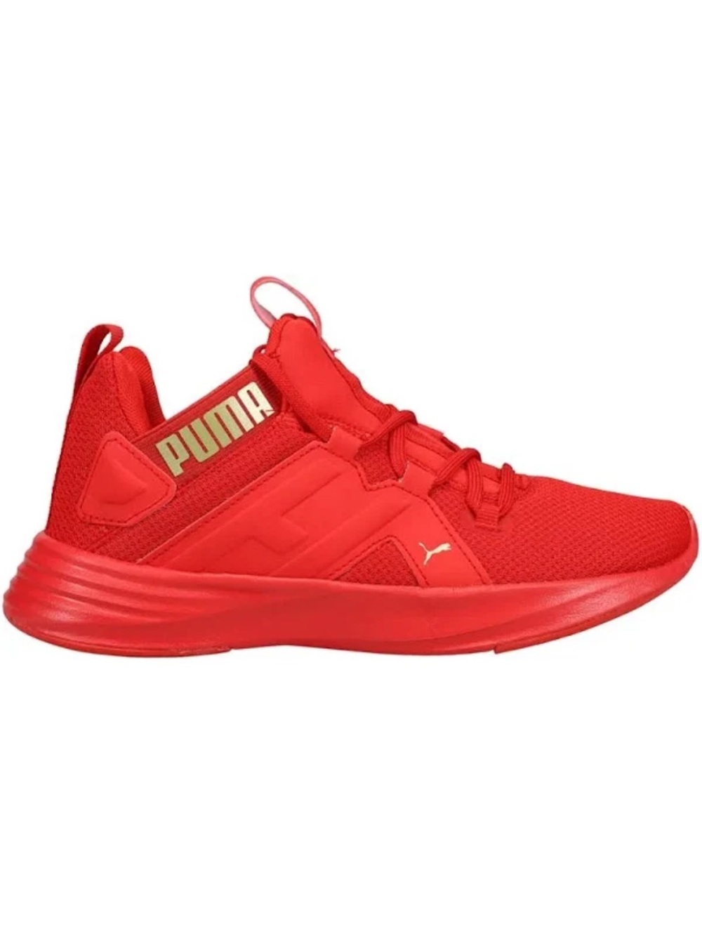 Puma Contempt Demi Sneakers High Risk Red Gold Size 8